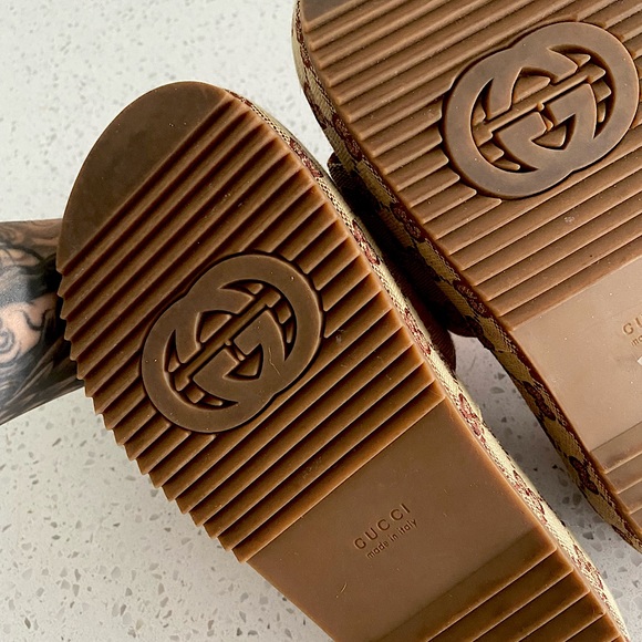 Gucci original GG platform sandals - Picture 2 of 2